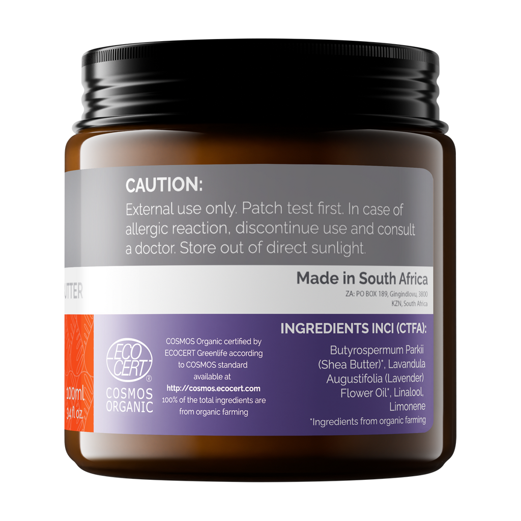 Organic Shea Butter - Lavender Scented 100ml