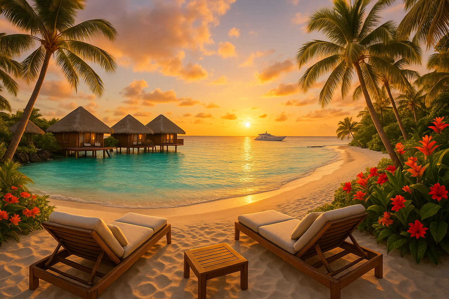 short video of luxurious paradise